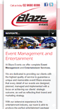 Mobile Screenshot of blazeevents.com.au